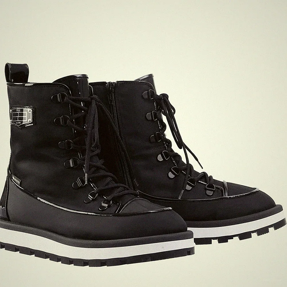 Högl Walker Damen Schwarze Keilabsatz Stiefeletten Freizeit 6101438-0100
