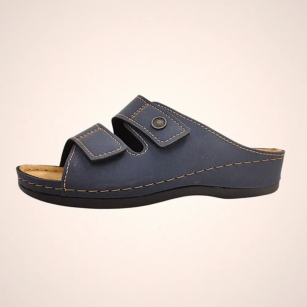 Inblu Damenschuhe Hausschuhe Hausschuh Blau Freizeit