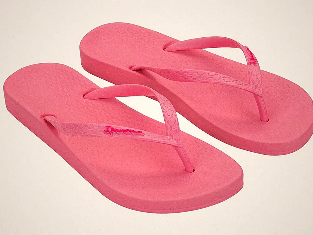 Ipanema Anat Damen Zehentrenner Badelatschen Flip-Flops Keilabsatz Sommer Rosa