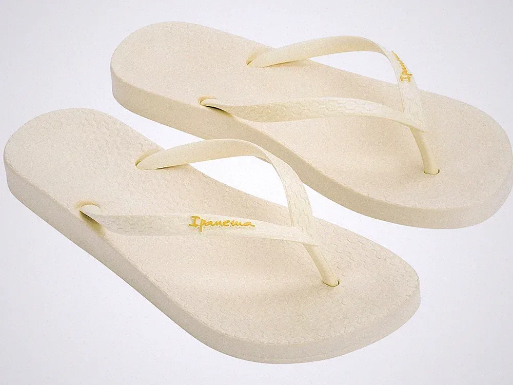Ipanema Street II Damen Zehentrenner Flip-Flops Keilabsatz Wedge Sandalen Beige