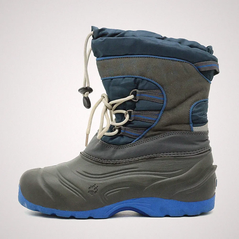 Jack Wolfskin Damen Winterstiefel Stiefel Blau Grau Nylon Rutschfest Boots EU 36