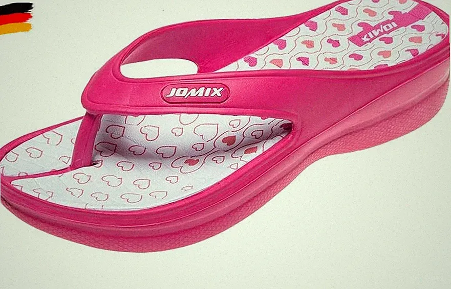 JOMIX Sommer Flip Flops Damen Dicke Sohle Zehentrenner Bunte Sandalen