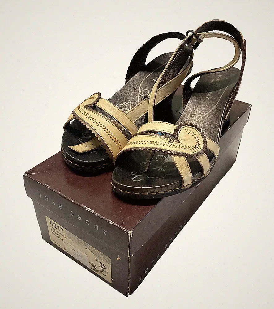 Jose Saenz Damen Sandalen beige