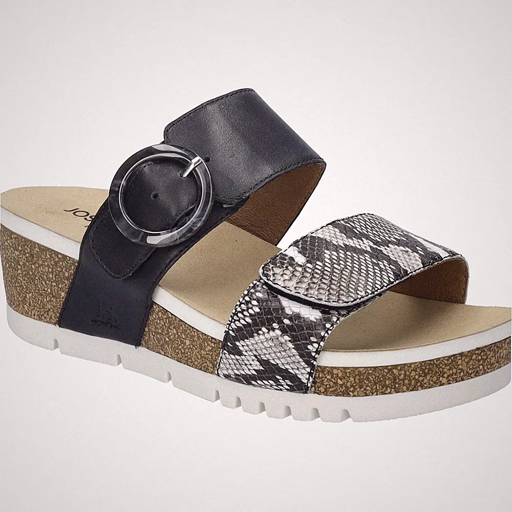 JOSEF SEIBEL Quinn 14 | Sandale für Damen | Schwarz