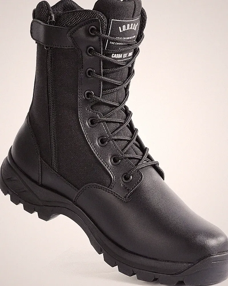 Kampfstiefel Militärstiefel Schwarz Springerstiefel 8" Leicht Herren&Damen