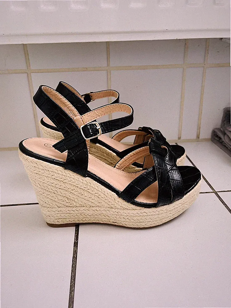 Kayla Keilsandalen Wedges Gr 37