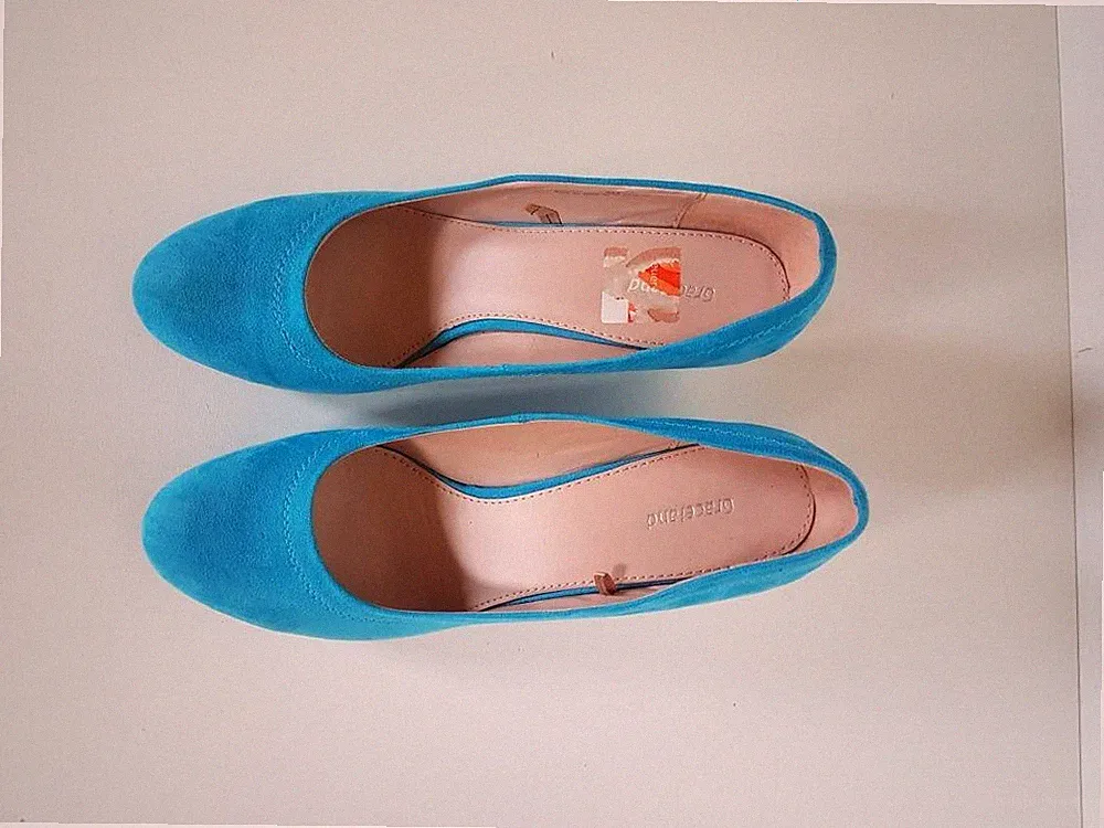Keilpumps von Graceland, Größe 42, Absatz 7 cm, Neuwertig