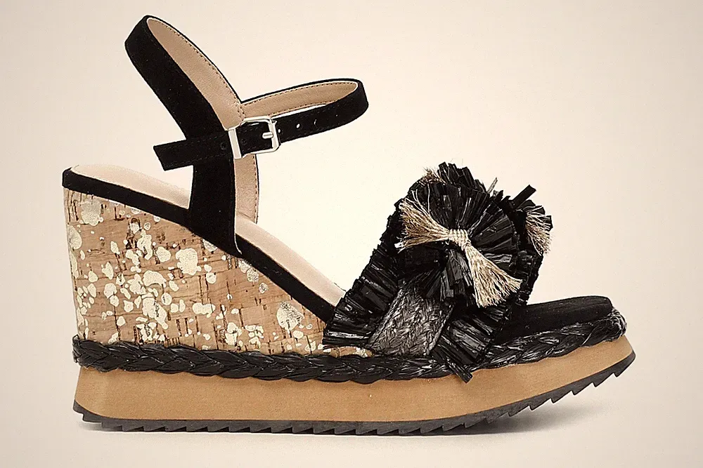 KEILSANDALE RAFFIA