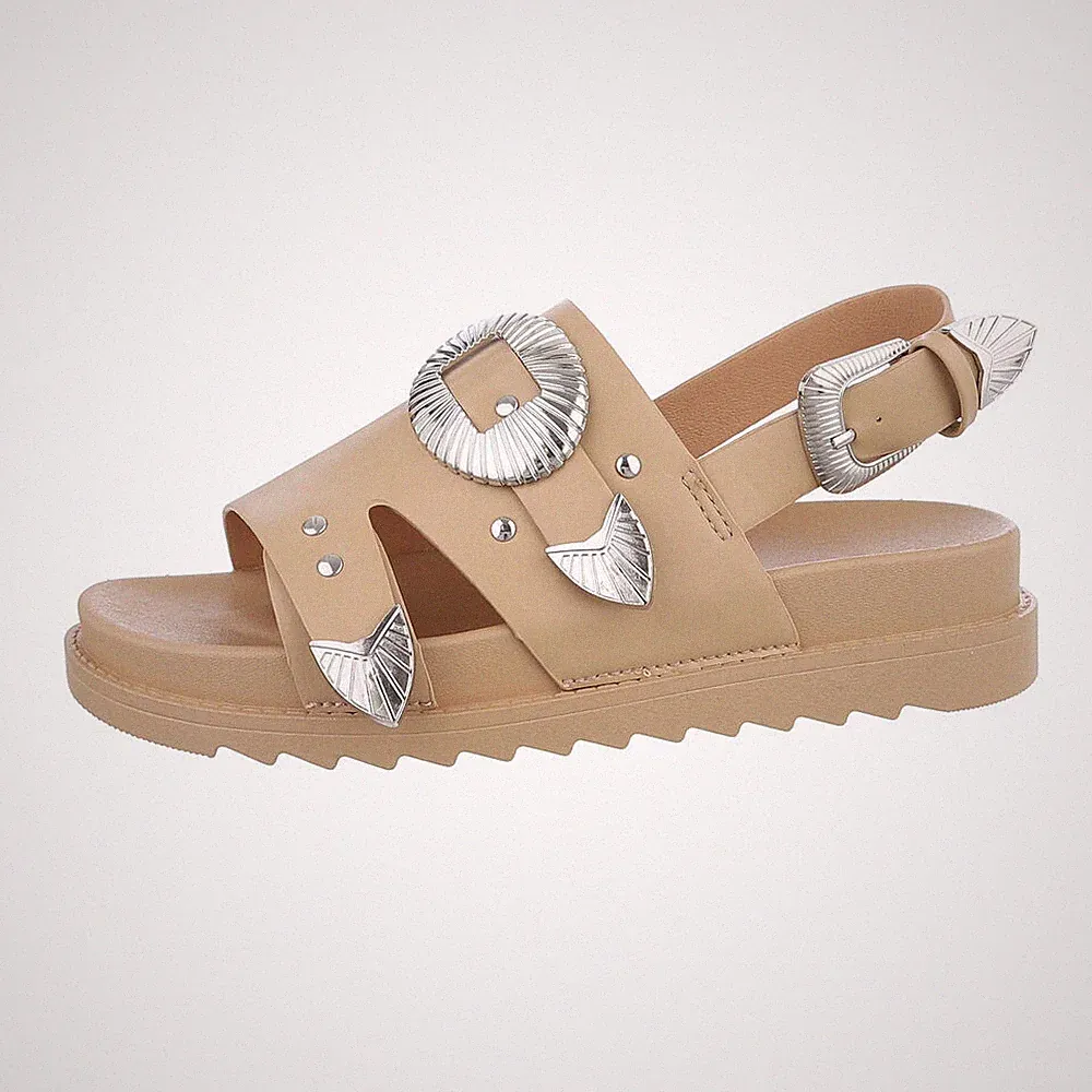 Keilsandaletten Damenschuhe 8181 Ital-design In Hellbraun