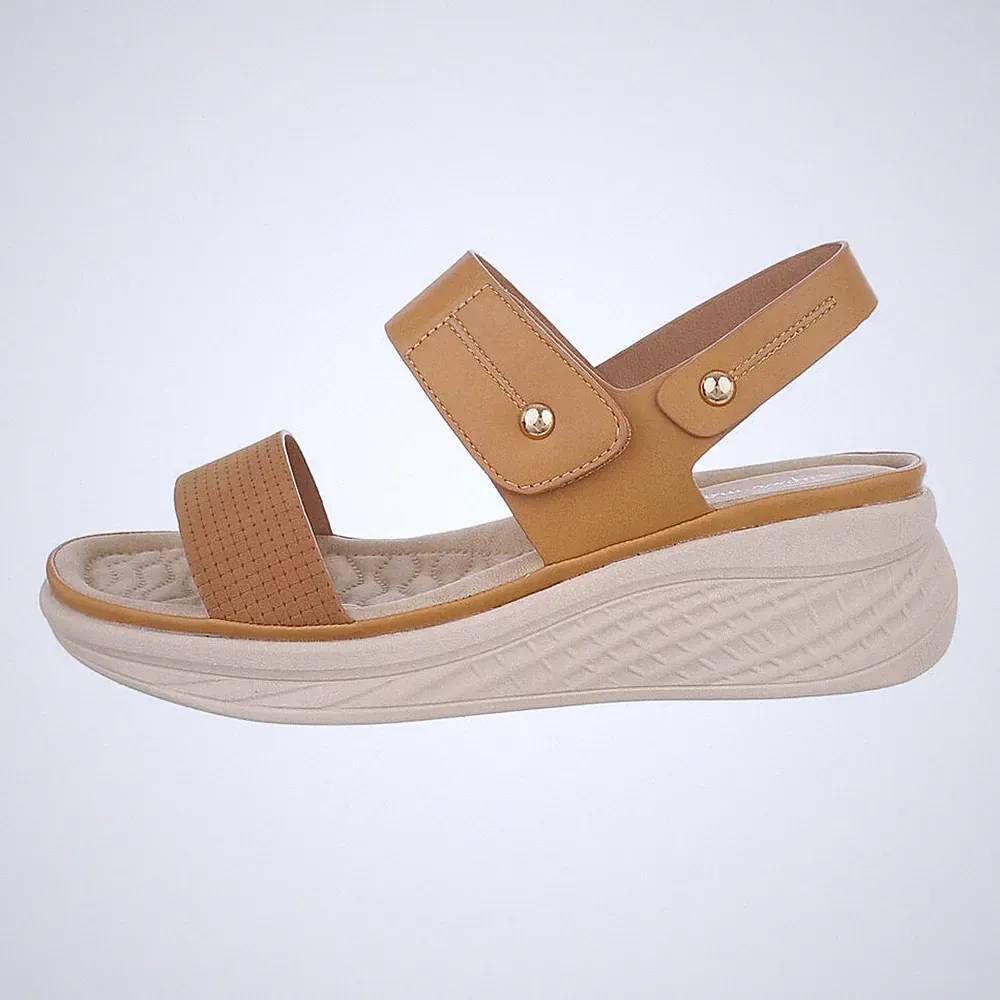 Keilsandaletten Damenschuhe 8281 Ital-design In Camel