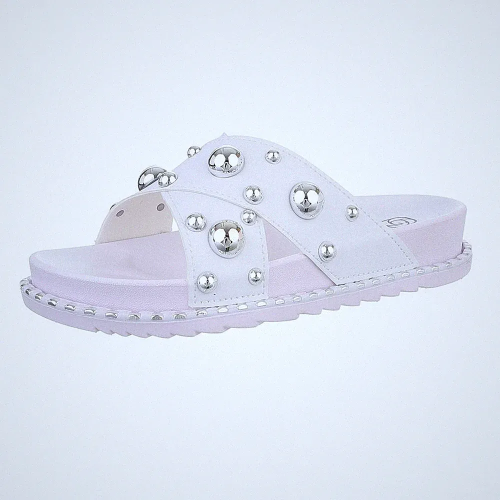 Keilsandaletten Damenschuhe 9164 Ital-design In Weiß