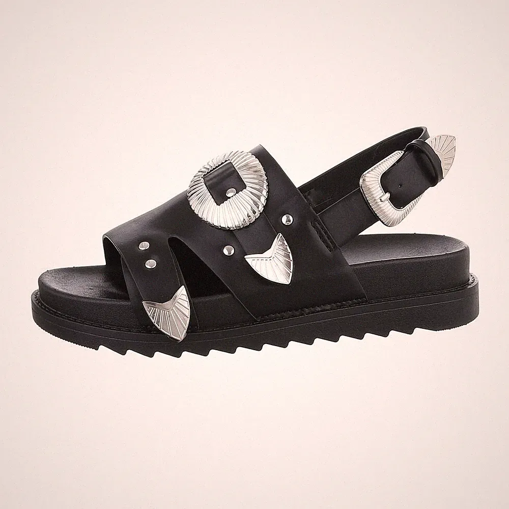 Keilsandaletten Damenschuhe 9452 Ital-design In Schwarz