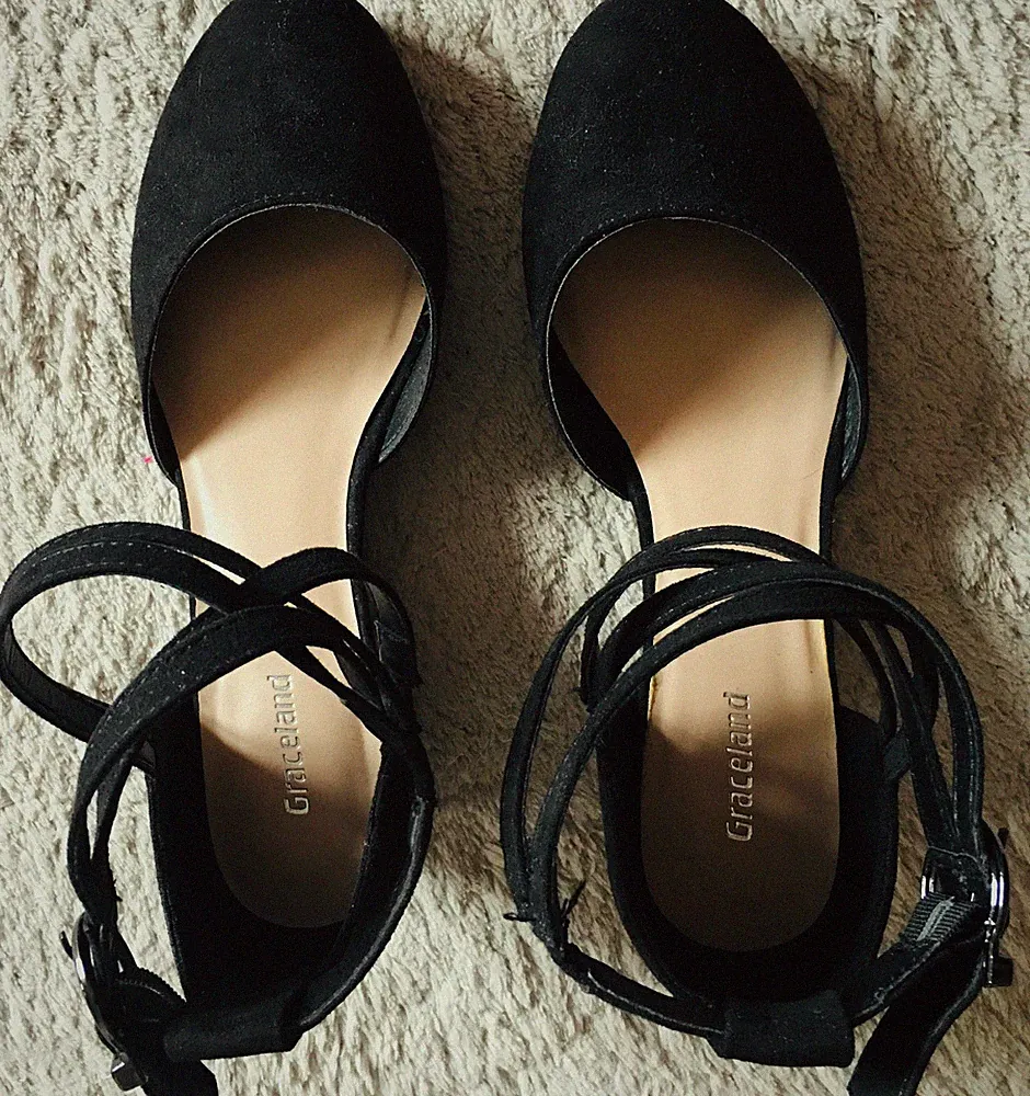 Keilsandaletten elegant Damenriemchen Pumps mit Keilabsatz - NEU