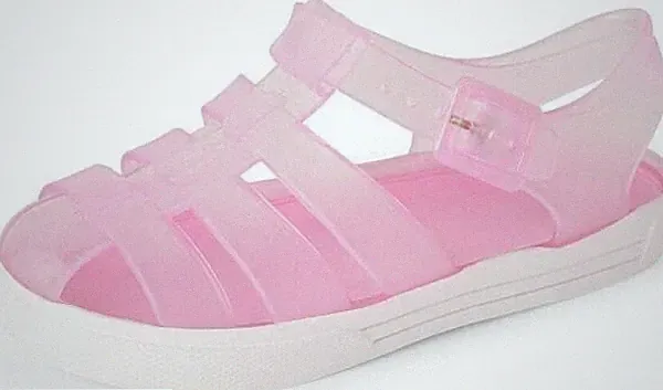 KINDER JELLY SCHUHE SOMMER URLAUB STRAND GLADIATOR SANDALEN MÄDCHEN JUNGEN ROSA BLAU