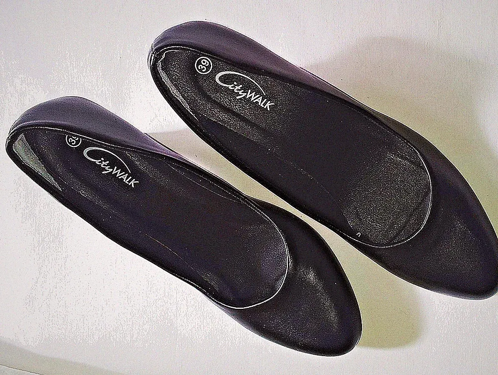 Klassische CityWalk Pumps Pumps High-Heels Leder schwarz Gr. 39 neuwertig