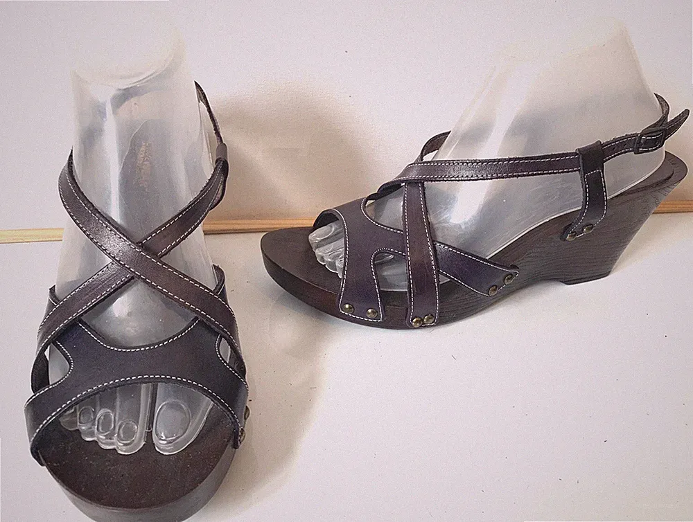La Redoute Creation Leder Sandalen Größe UK 7,5 EU 41
