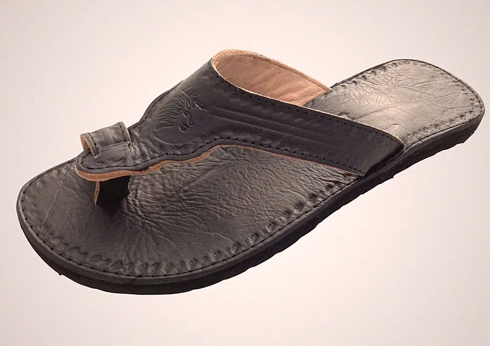 LaRocco Ledersandalen Zehentrenner Echtleder Sandalen Zehenring 23.a.s