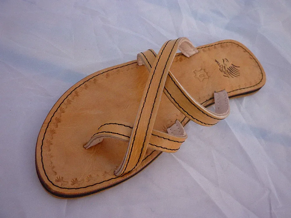 LaRocco Ledersandalen Zehentrenner Zehenschlaufe Echtleder Sandalen 36.w 2018