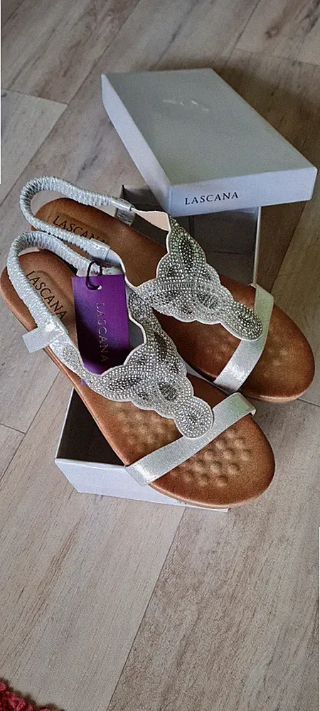 Lascana Damen Sandalen Sandaletten Gr. 42