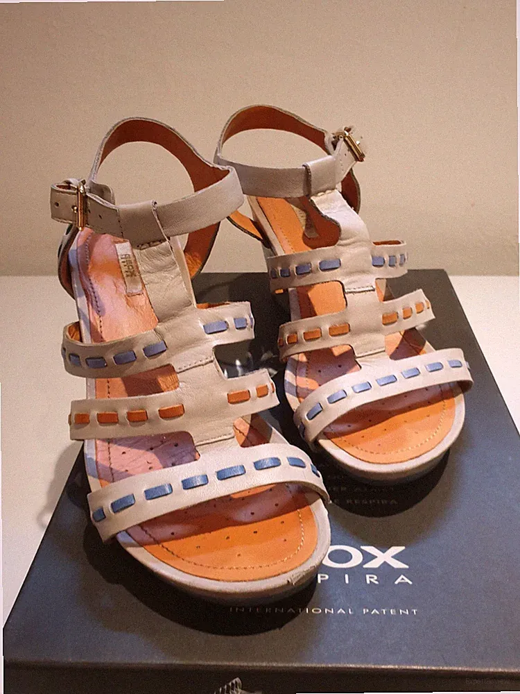 Leder - Keilsandale von Geox
