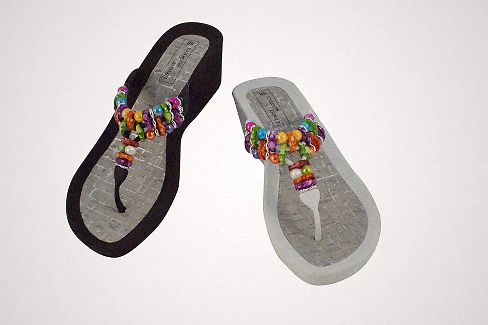 Linea Scarpa Damen Zehentrenner Badeschuhe Flip Dianette mit Absatz Milos