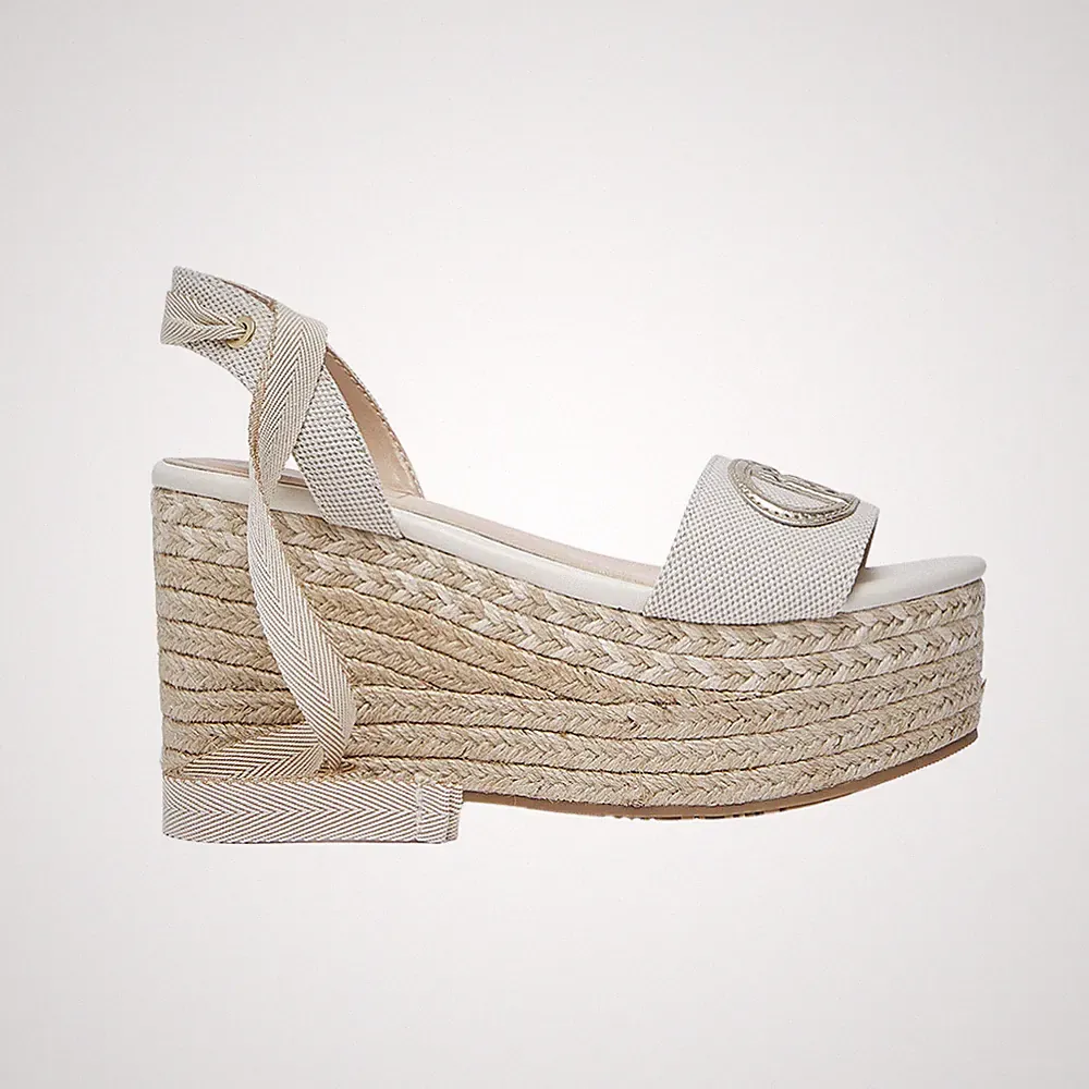 Liu Jo Damen Espadrilles Sandalen Bali 02 mit Keilabsatz in C