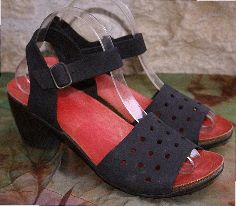 LOONTS of Holland Sandale Sandalette Echtleder Gr. 39 /UK 6 NEU NP 169,95 €