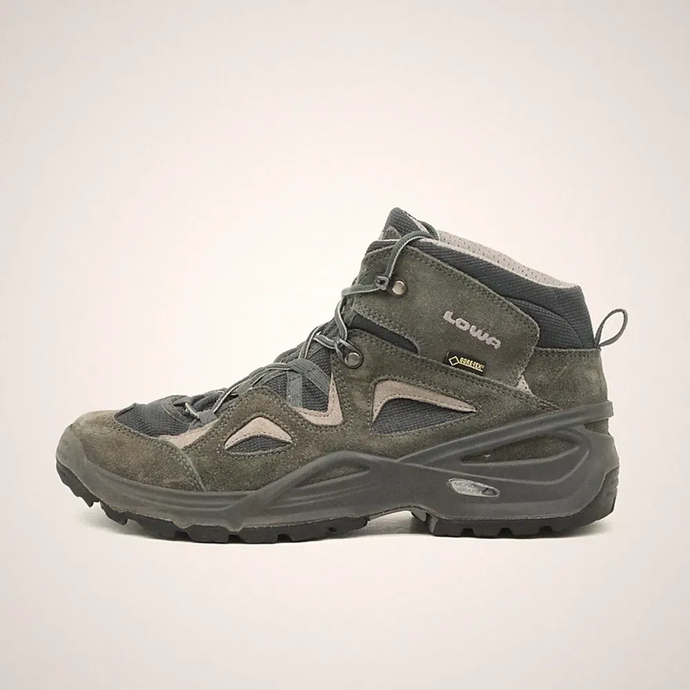 Lowa Damen BORA GTX QC WS Stiefel Oliv Wildleder Gore-Tex Wanderstiefel EU 40