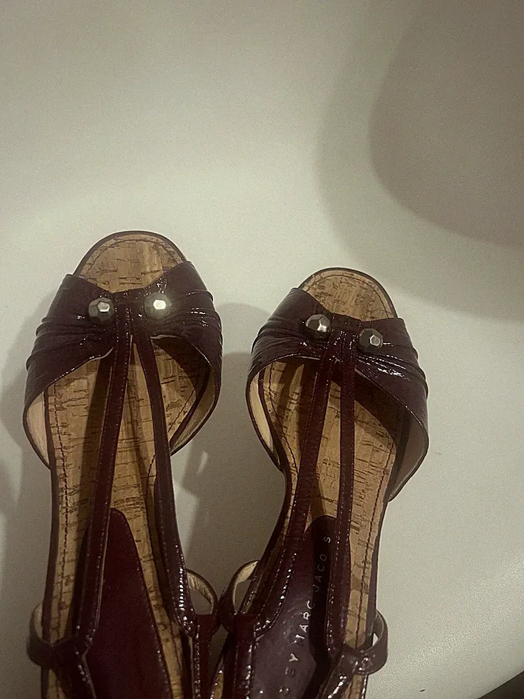 Marc by Marc Jacobs Plateau Keilabsatz Sandalen Kork Gr.39,5