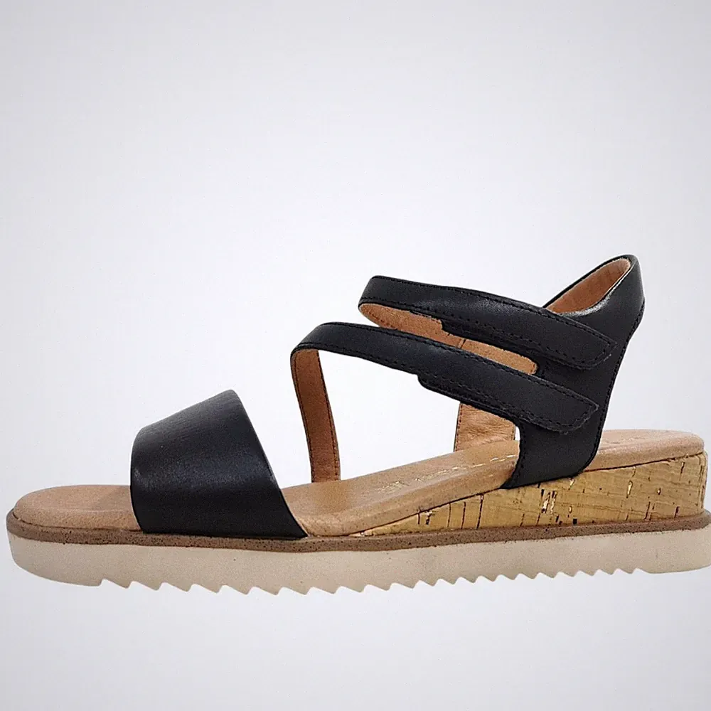 Marco Tozzi Damen Sandalette in Schwarz