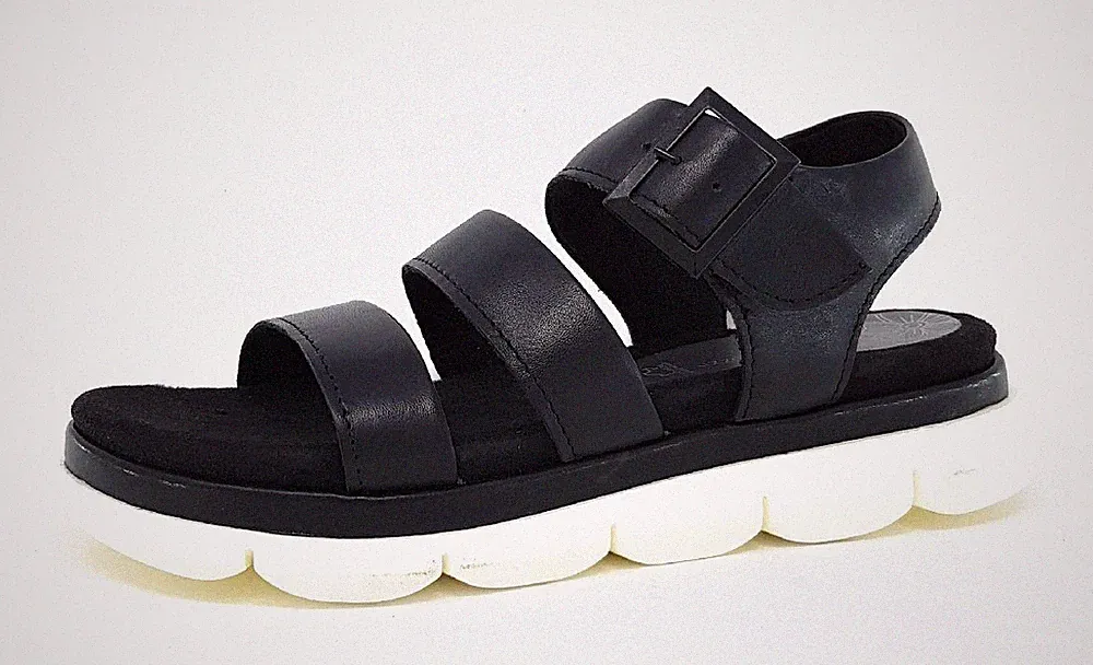 Marco Tozzi Damenschuhe Riemchensandaletten Riemchensandalette Schwarz Freizei