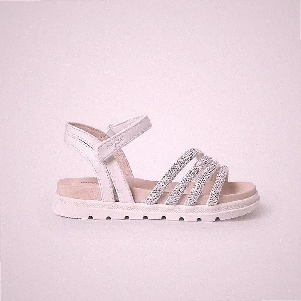 Mayoral Sandalen Von Mädchen Elegant mit Glitter Wedges Komfortabel Reißen für