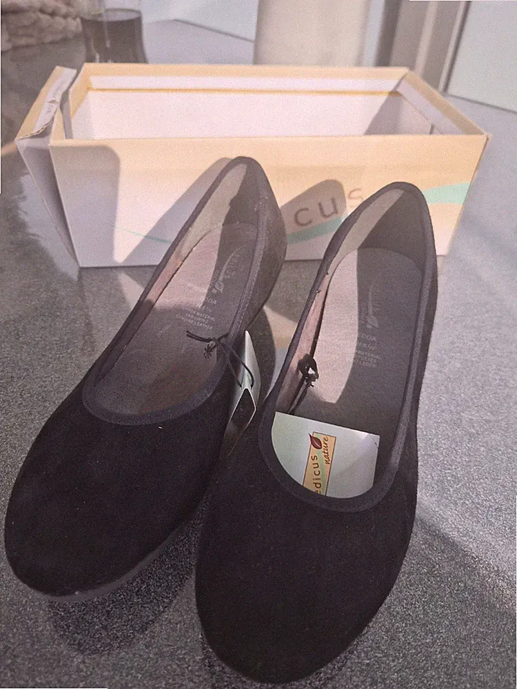 medicus damenschuhe Gr.5.5 38-38.5 1/2 Ballerina mit Keilabsatz Edda Weite H