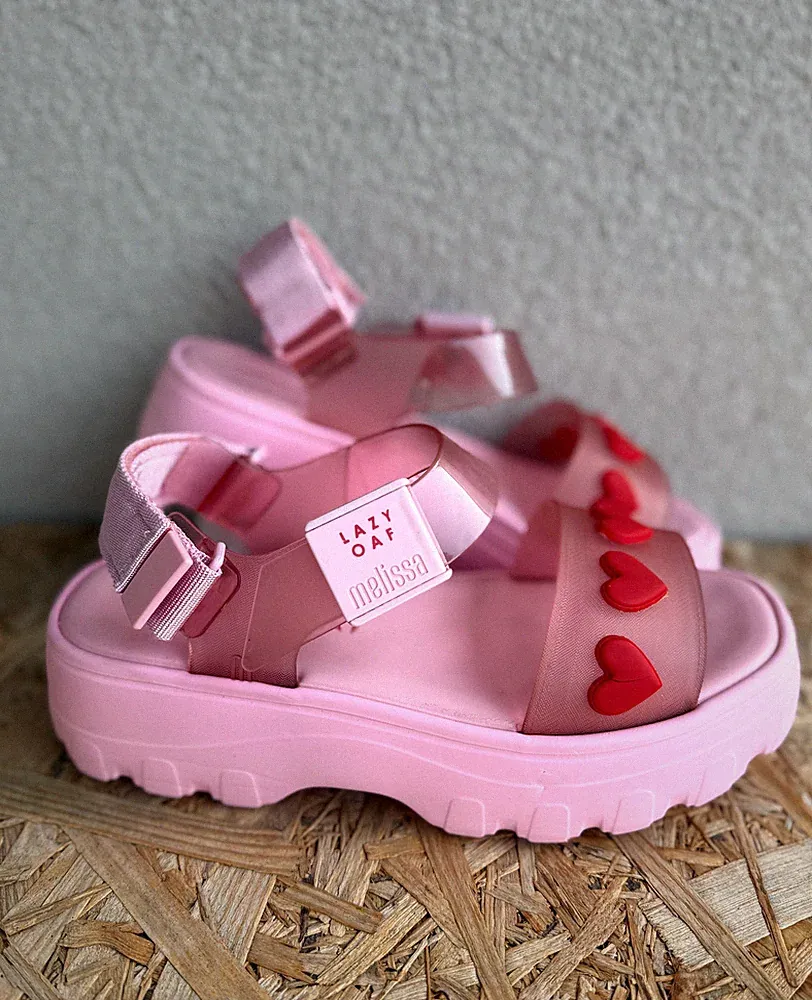Melissa X Lazy OAF Kick Off Plateau Sandalen EU 41 42 PINK *ÜBERALL AUSVERKAUFT*