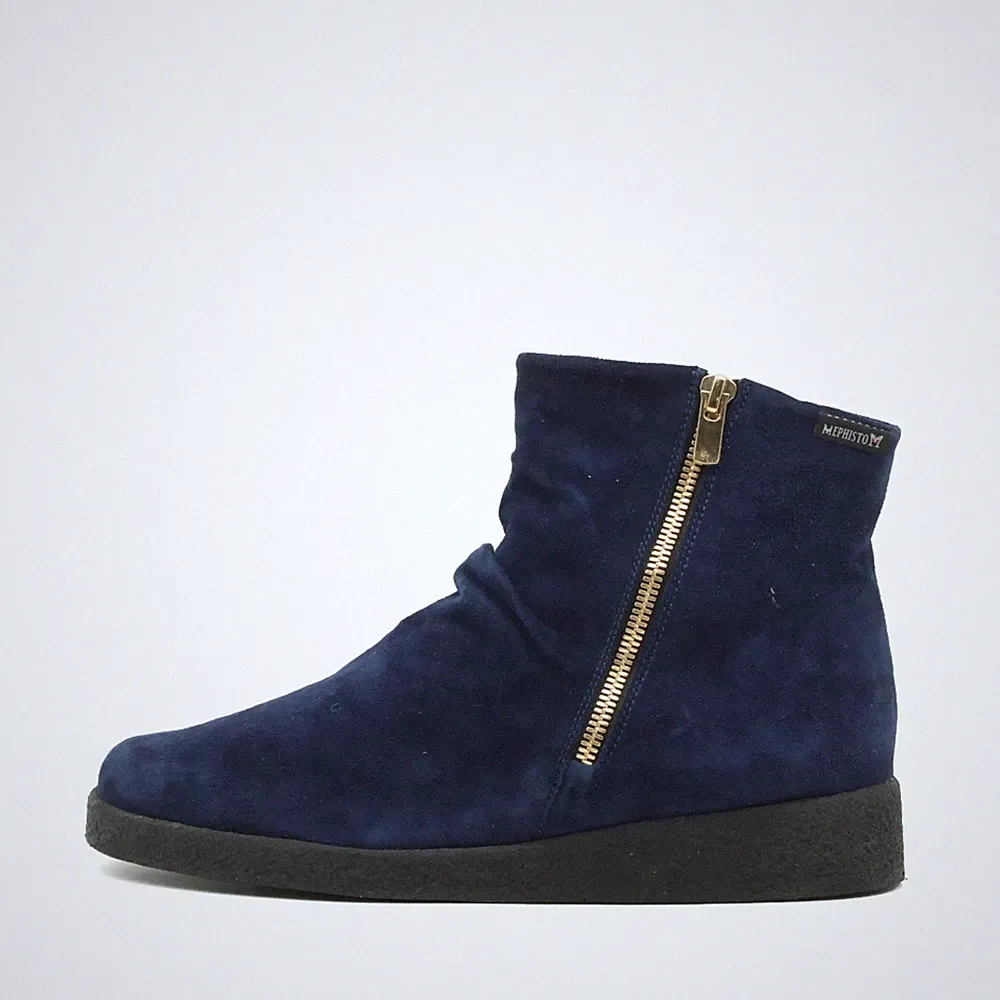 Mephisto Damen Nicht zutreffend Stiefeletten Blau Komfort Stiefelette EU 38,5