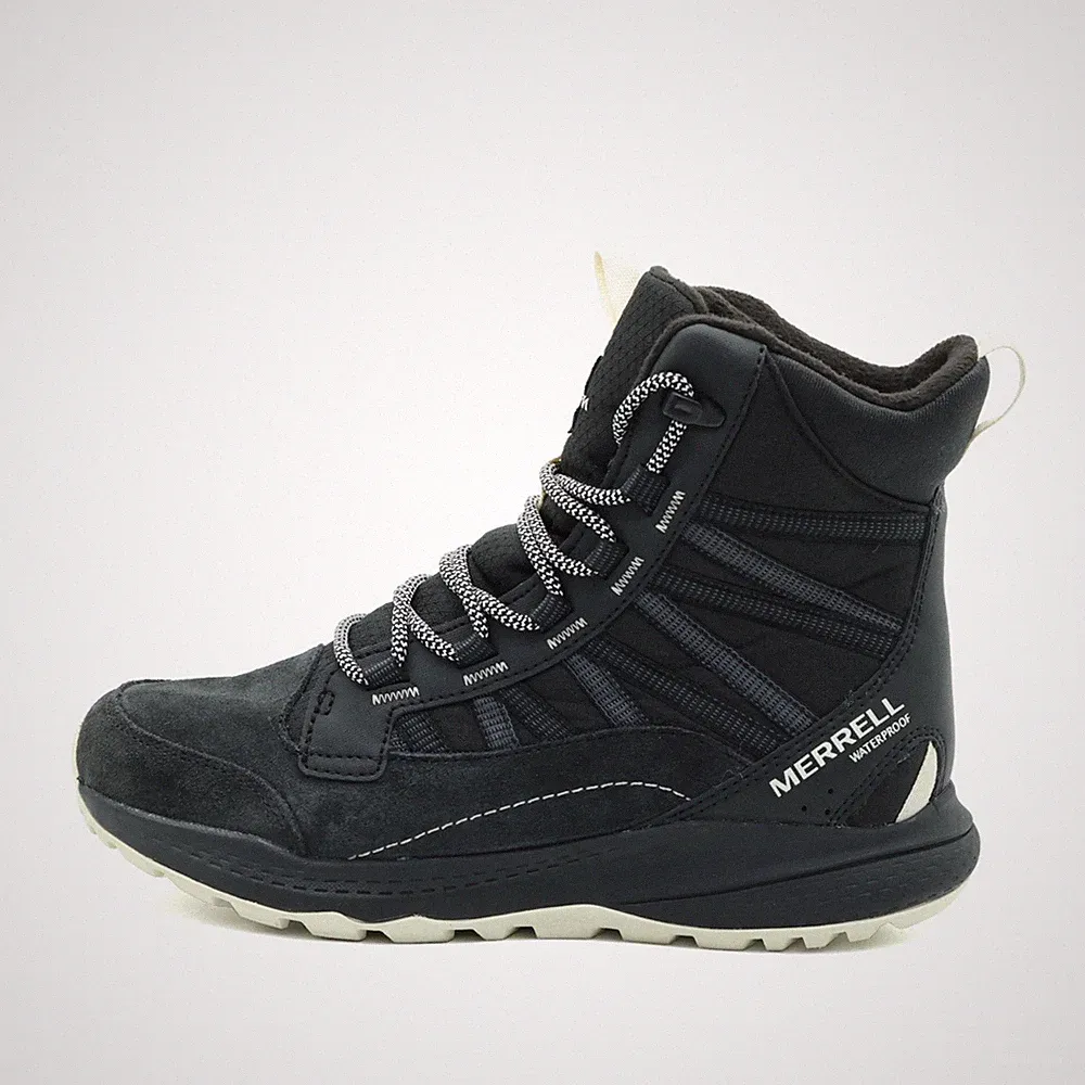 Merrell Damen Bravada Stiefel Schwarz Wildleder Warmfutter Wanderstiefel EU 37,5