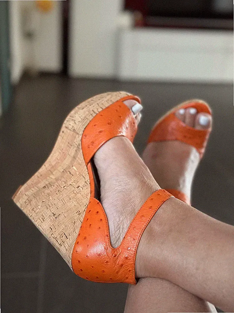 Michael Kors High Heels Keil Wedges Gr 41 Neuwertig Plateau 16cm Sandaletten