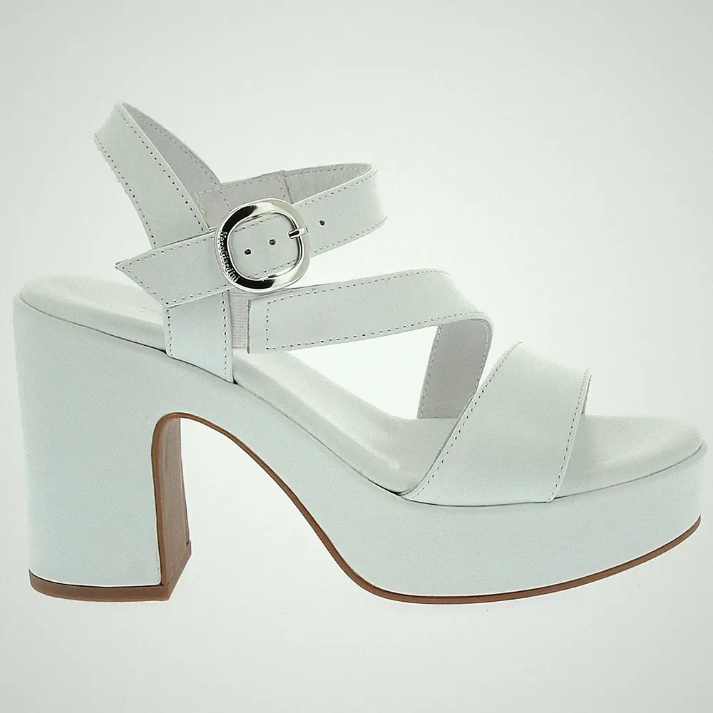Nero Giardini Damen Sandale E410400D LEDER WEISS RABATT -40%