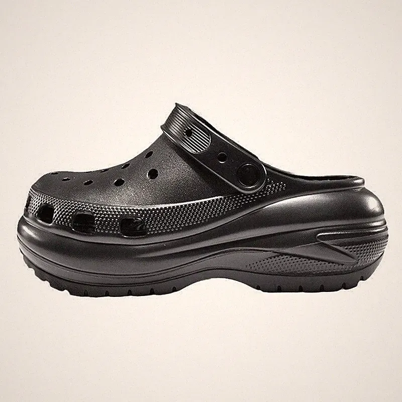 Neu Damen Clogs Pantoletten Plateausandaletten Keilabsatz Sommer Garten