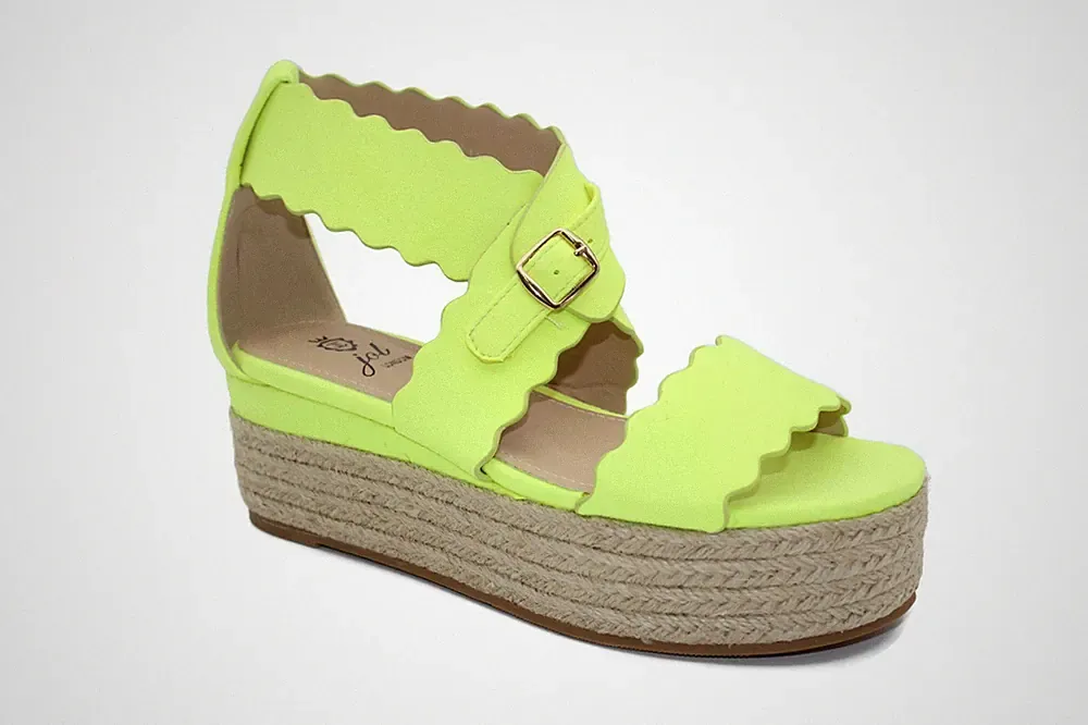 Neu Damen-Plateausandalen Sommer Kork mittelhoher Absatz Keilabsatz zehenfrei UK 3–8