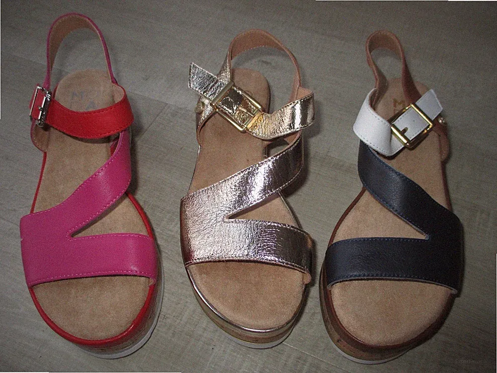 NEU MODA IN PELLE Pepper Keilabsatz Sandalen Farb-/Größe wählbar - siehe Beschreibung