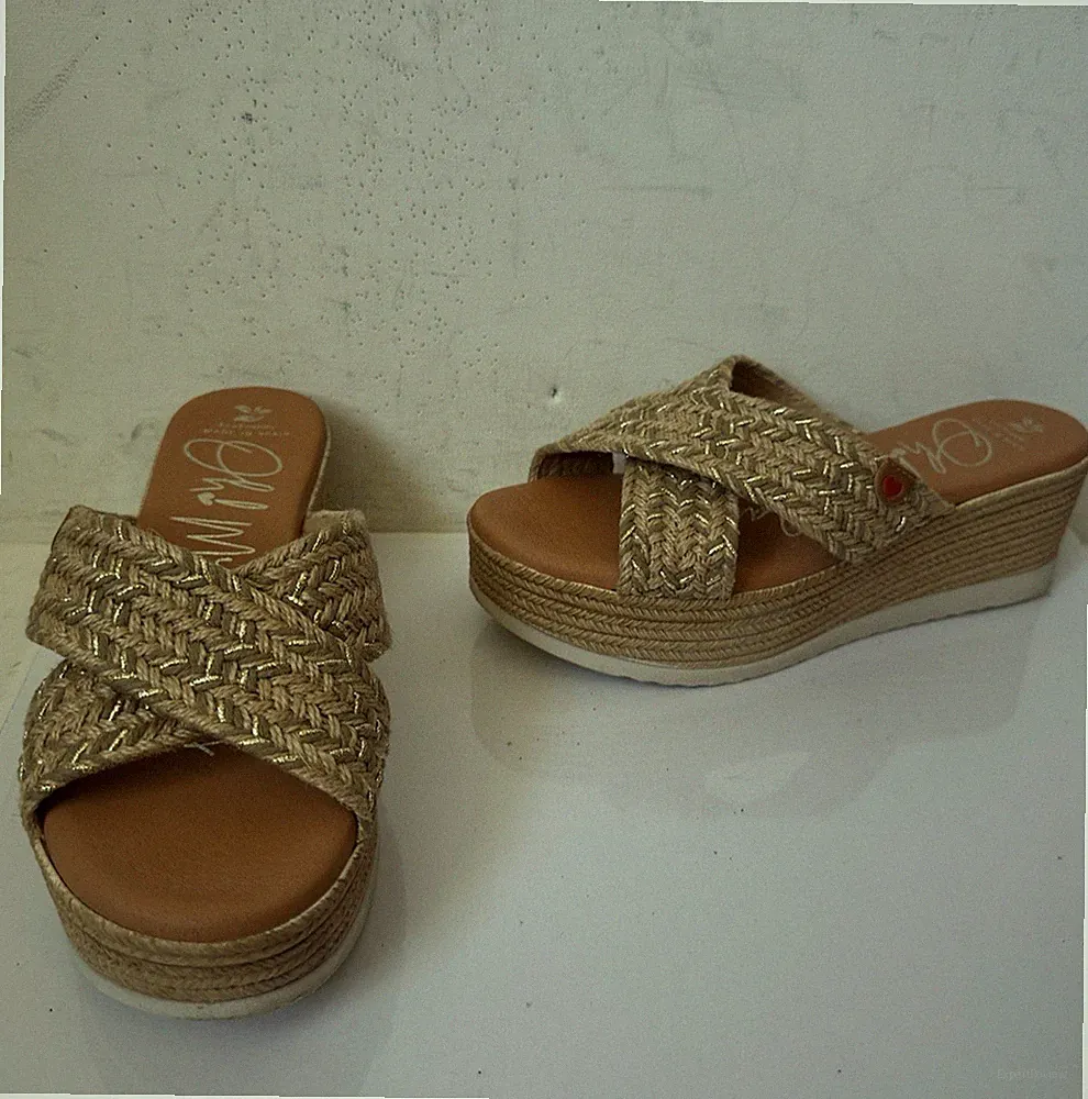 Oh My Sandalen Plateau Rosegold Sandalen Größe UK 7,5 EU 41