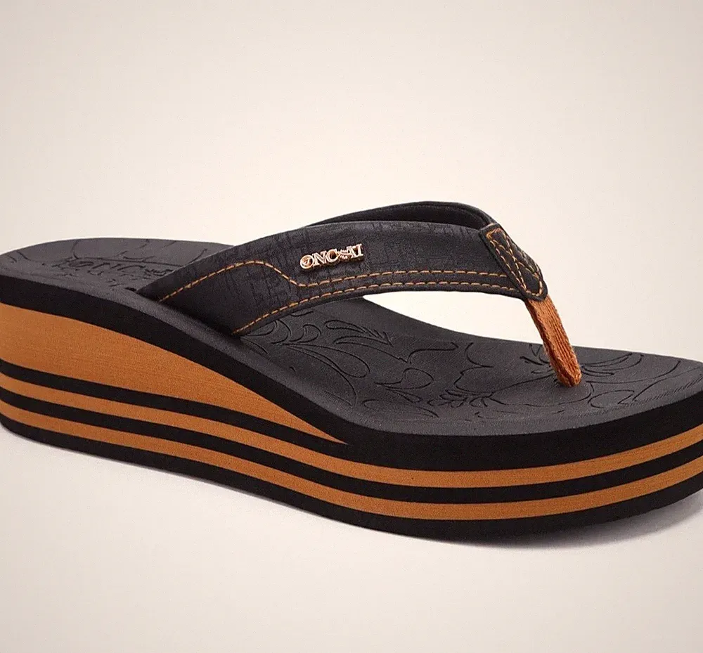 Oncai Damen-Wandersandalen Flip-Flops Orthesen gepolstert Erholung Größe 9