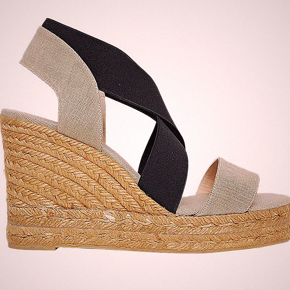 Original Castaner Bernard Espadrilles Sandalen Kordel schwarz Gr. 35.