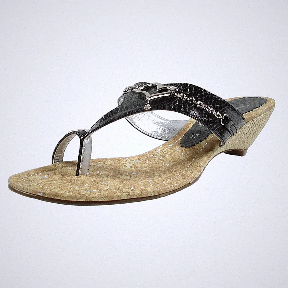 Ornela Brenti Damen Schuhe Trachten Dirndl Zehentrenner 33106