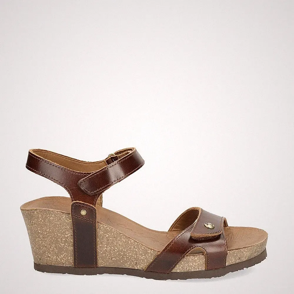 PANAMA JACK JULIA CLAY B1 DAMEN Sandale Sandalette Keilsandalette braun