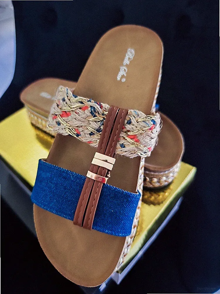 Pantoletten 39, Jeansoptik Plateau Schuhe Sandalen 🌞🛍️top Preis 🛍️
