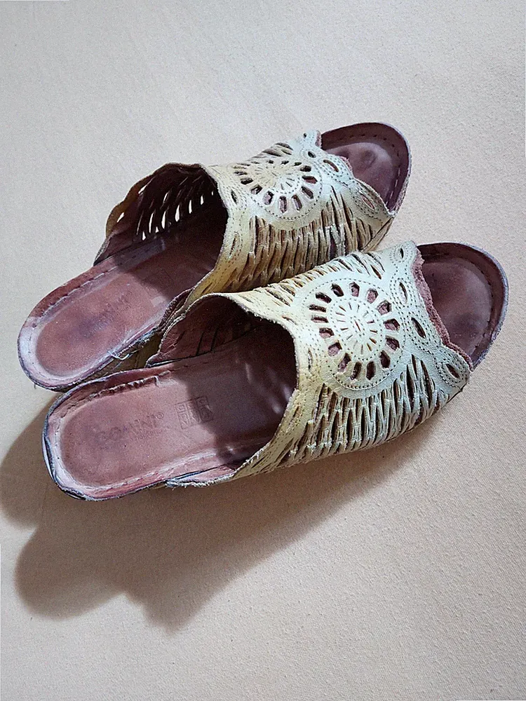 keilabsatz sandalen glitzer