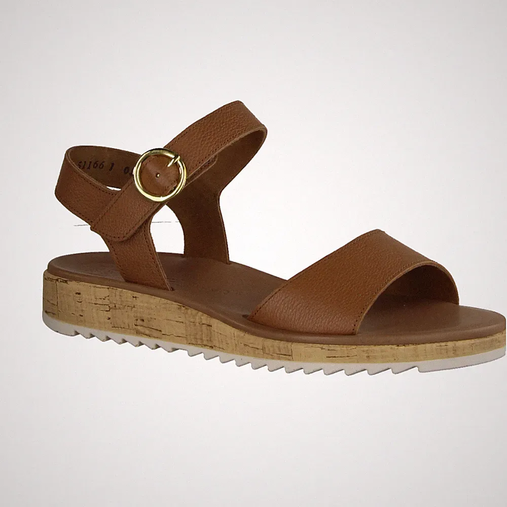 Paul Green 7134-017 Damenschuhe, Sandalen, Leder, Braun, Supersoft - / Sling