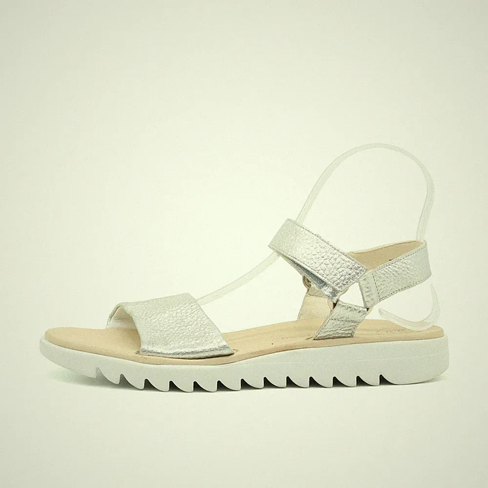 Paul Green Damen EU 40 Metallic Silber Leicht, Gepolsterte Sohle Komfort